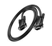 Кабель VGA чорний 1080Р Full HD (3+4)