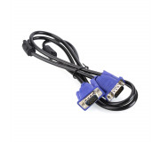 Кабель VGA чорно-синій 720Р (3+2)