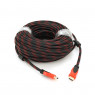 Кабель HDMI 1.4V в оплетке RED/BLACK з фільтром