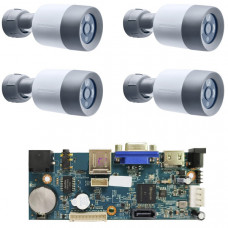 Комплект відеоспостереження interVision HunterKit-4C400M (HunterKit-4C400M)