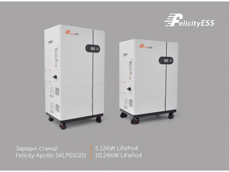 Зарядні станції Felicity Apollo – надійне джерело енергії для дому та бізнесу! ⚡️