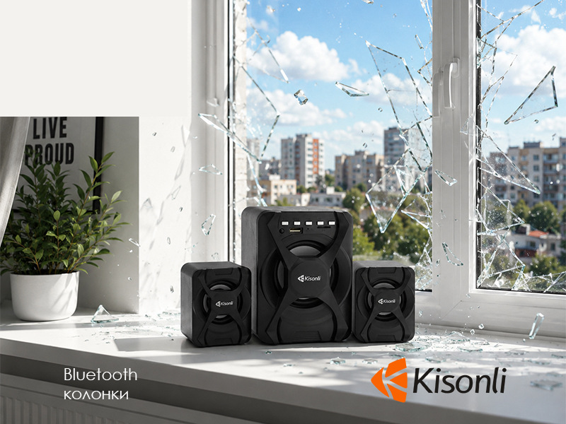 ✅ Bluetooth-колонки Kisonli — дійсно гучний звук, свобода без дротів та музика, яка завжди поруч!