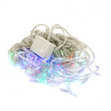 Гірлянда 400LED Водоспад (Red/Green/Blue/Yellow), 8 режимів, 3*2метри, прозора ізоляція, BOX