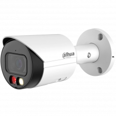 2 Mп IP камера циліндрична Smart Dual Light зі звуком та SD карткою Dahua DH-IPC-HFW2249S-S-IL (2.8мм)