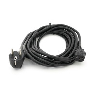 Кабель живлення Schuko PC-186 CEE7/7-C13, 5.0M, 1.0mm, OEM (євровилка) Q125