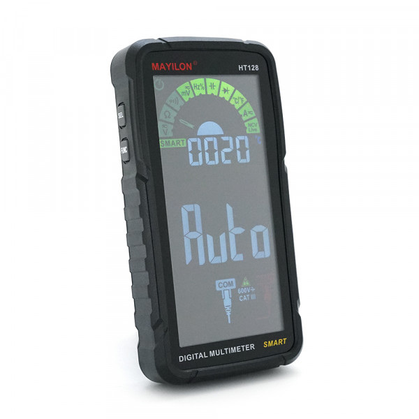 Мультиметр Mayilon HT-128, вимірювання: V, A, R, C, F, T