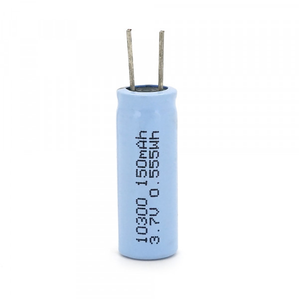 Акумулятор 10300 Li-Ion Doctor DT10300, 150mAh, 3.7V, клем під паяння, Φ10*L30mm, Grey
