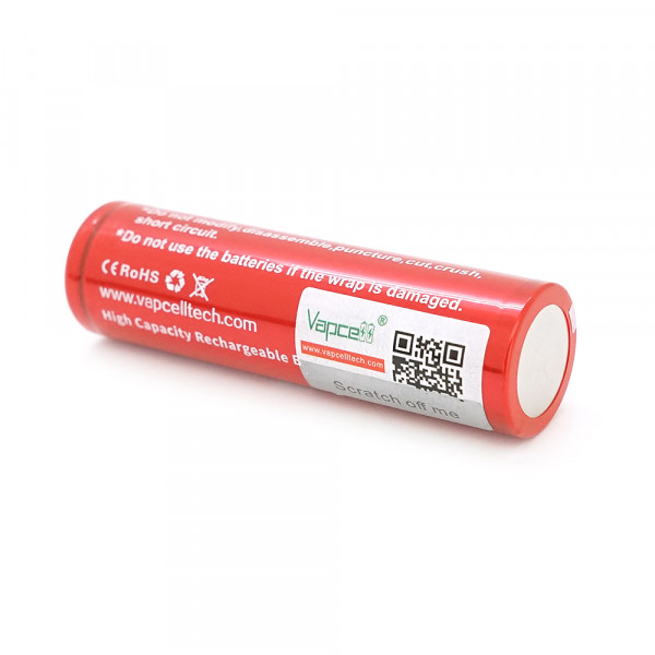 Акумулятор 18650 Li-Ion Vapcell INR18650 N40, 4000mAh, 10A, 4.2/3.6/2.5V