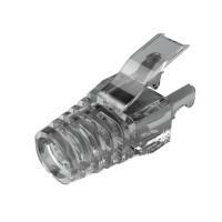 Ковпачок ізолюючий PiPo RJ-45 Cat.5/Cat.6 (100 шт/уп.), Transparent-black
