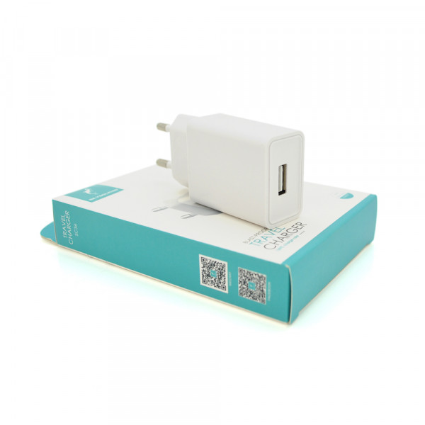 СЗУ Dolphin SC36 110-240V, 1xUSB, 5V/2,4A, White, Box