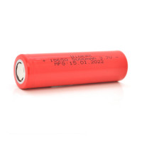 Акумулятор WMP-5000 18650 Li-Ion Flat Top, 2000mAh, 3.7V, Red