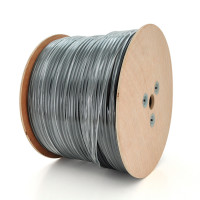 Кабель КНП UTP (25*2*0.5) 25p 24 AWG, Merlion, (CCA), ізоляція ПЕ, для нар. робіт, 500м, Black