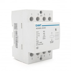 Контактор CHINT NCH8-40/40 220V,40А, 26kW, 4NO, на DIN-рейку, 85*65,5*54мм