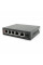 4х портовий PoE Full Gigabit комутатор ONV-POE33108PFG, 4xPoe1000Мбіт + 2х1000 Мбіт + 1хSFP 1000Мбіт, до 250м, IEEE802.3af/at, потужність 65Вт
