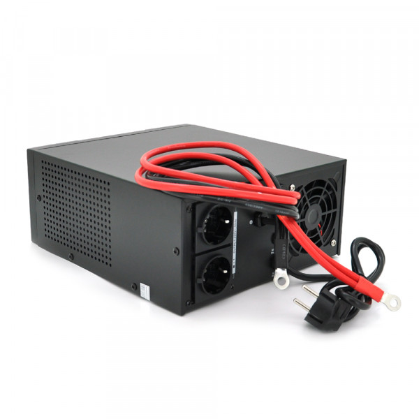 ДБЖ BRAZZERS BRSW-LFP-1500-24 (1200Вт), під зовнішній АКБ (LiFePo4/GEL/AGM), струм заряду 10/20A, BOX