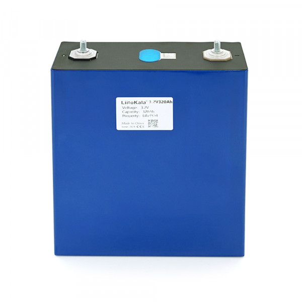 Осередок LiitoKala 3.2V 320AH для складання LiFePo4 акумуляторів, 73х175х225mm, 5.4kg