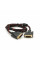 Кабель Merlion Dvi-Dvi 1.5m, 2 ферита, обплетення, Black / Red, 24 / 24pin, (Пакет) Q150