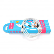 Кабель Hoco X82 silicone, Micro-USB, 2.4A, White, довжина 1м, BOX