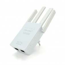 Підсилювач WiFi сигналу з 4-ма антенами LV-WR02EQ, живлення 220V, 300Mbps, IEEE 802.11b/g/n, 2.4-2.4835GHz, BOX