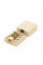 Розетка Ritar UTP 8P8C RJ45 1 порт Cat-3, бежева накладна на липучці
