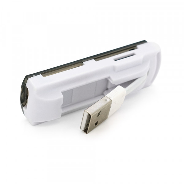 Кардрідер універсальний 4в1 MERLION CRD-7BL TF / Micro SD, USB2.0, Black, OEM Q50