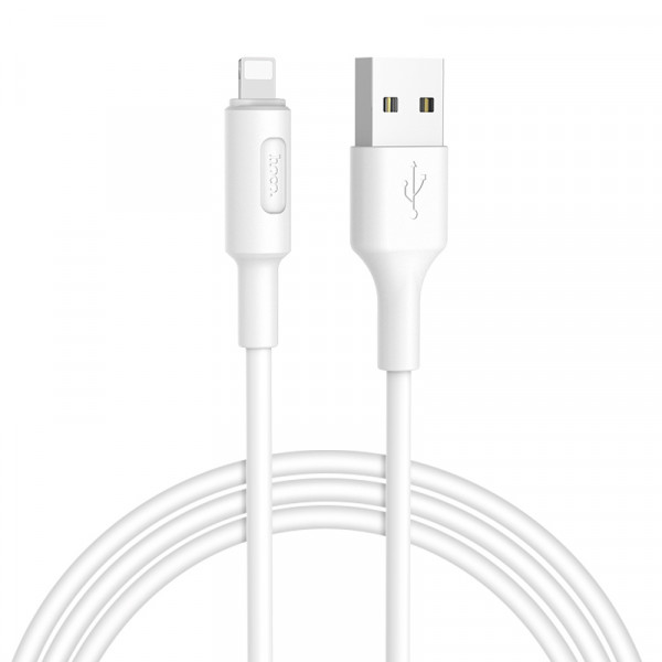 Кабель Hoco X25 Soarer, Lightning-USB, White, довжина 1м, BOX
