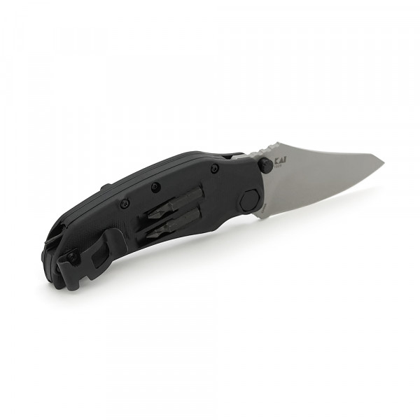 Ніж складний Kershaw-1925, з викруткою + 4 біти, ручка термопластик, довжина 191 мм, 230 гр, Box