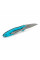 Ніж складаний Kershaw-1660 Blue, ручка сталь + титан, довжина 179 мм, 100 гр, Box