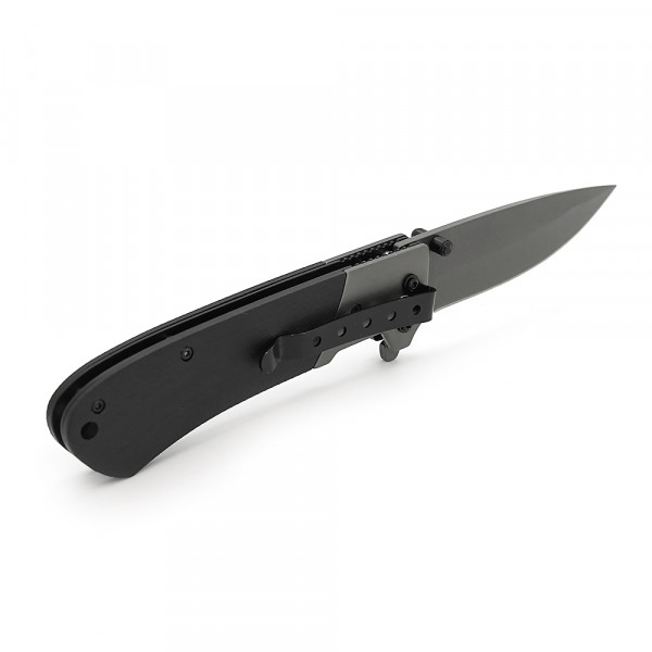 Ніж складний Browning-A336, ручка сталь, довжина 212 мм, 170 гр, Black, Box