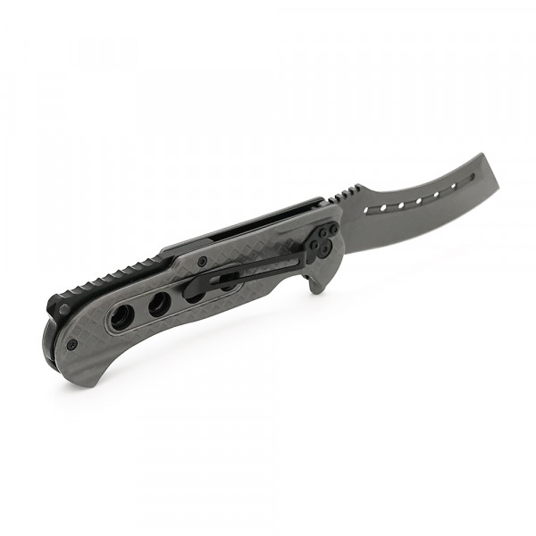 Ніж складний Browning-363, ручка сталь, довжина 228 мм, 235 гр, Grey, Box
