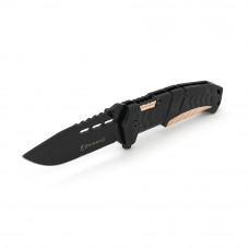 Ніж складний Browning-117, алюміній + сталь, довжина 215 мм, 200 гр, Black