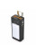 Powerbank ACL PW-90 30000mAh, SOLAR, Кабель TypeC + Lighting, 0,72kg, Black, Box