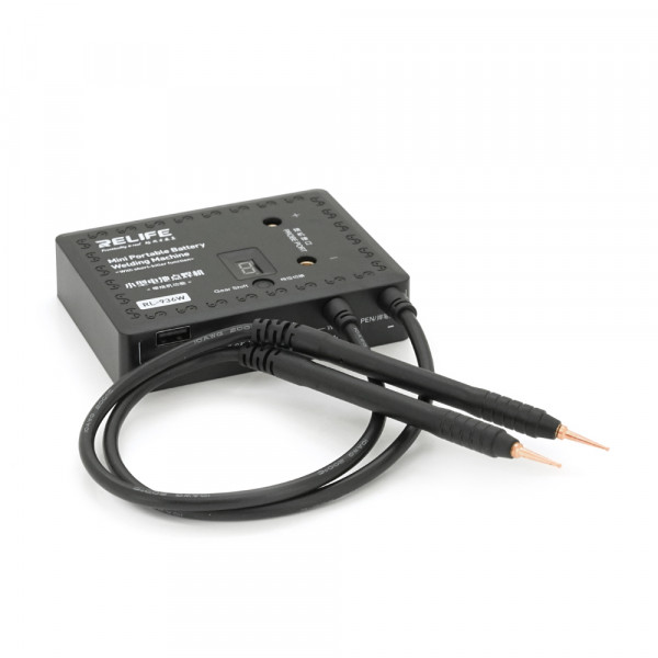 Міні точкове зварювання RL-936W, USB in: 5V 2A, OUT:650А(max), АКБ: 4000mAh, LED дисплей, 86х26х113mm, 4,2W