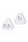 Розетка трійник із заземленням F201-White з вимикачем, 2 розетки, 2500W, 10A, 110-250V~Max, Blister