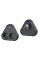 Розетка трійник із заземленням F201-Black з вимикачем, 2 розетки, 2500W, 10A, 110-250V~Max, Blister