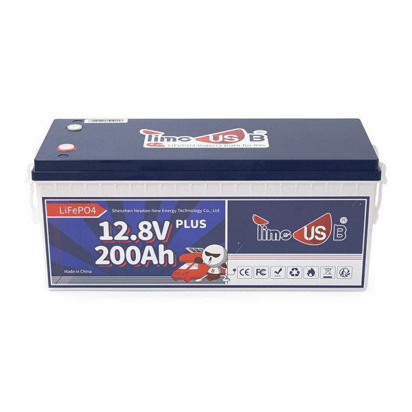 Акумуляторна батарея LiFePO4 Timeusb 12.8V 200Ah Plus, 2560Wh, BMS 200A, 532*207*216мм