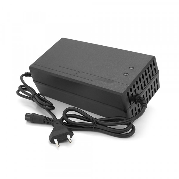 Зарядний пристрій Jinyi для акумуляторів LiFePo4 48V(58,4V),16S,8A,штекер 3-pin,з індикацією,BOX