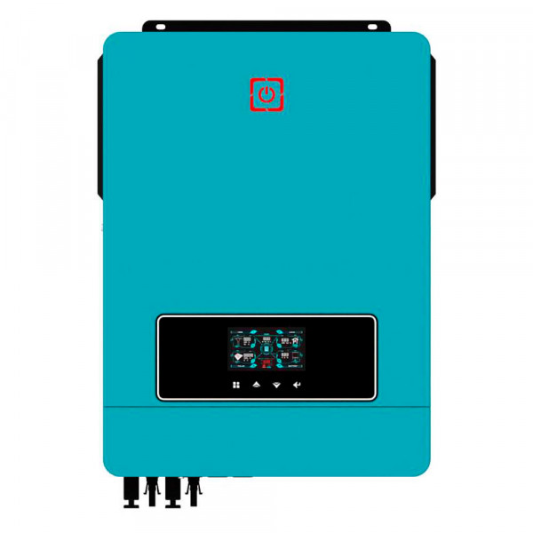 Гібридний інвертор Exelon EMAX PRO-10.2 KVA, 10200VA/8000W, 48V, струм заряду 0-160A, MPPT (90-450VDC, 2/18A), 530x390x170mm, 16.2 kg