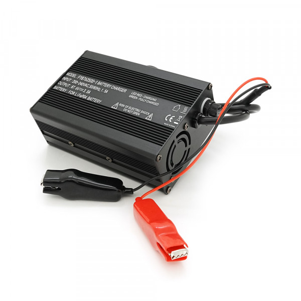 Зарядний пристрій для акумуляторів LiFePo4 72V(87,6V),24S,3,5A,+ крокодили,135x90x50mm, 0,6 кг