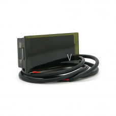 Цифровий вольтметр вологозахищений IP65, діапазон вимірювань 4 -120V, Red