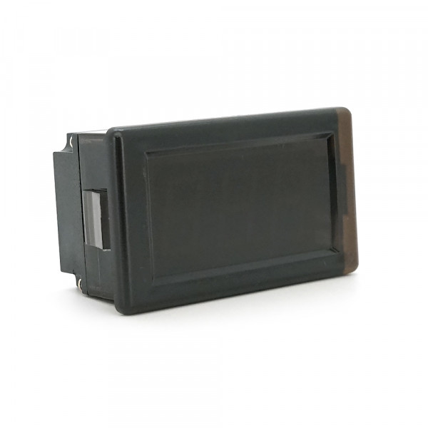Цифровий вольтметр вологозахищений IP65, діапазон вимірювань 4 -120V, Blue