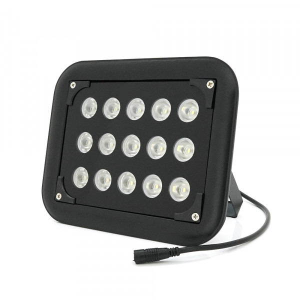 Прожектор спрямований із сутінковим датчиком YOSO 12V 24W, 15LED, IP66, кут огляду 60°, дальність до 50м, 177*138*65мм, BOX