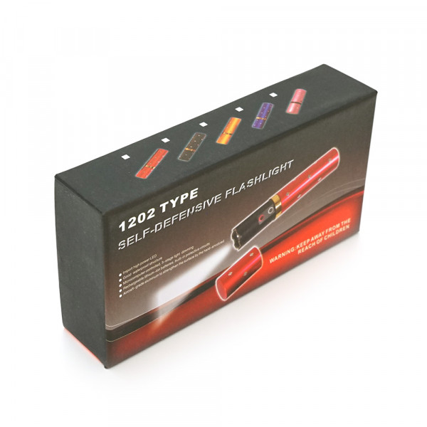 Ліхтар-відлякувач ручний BAILONG BL-1202, 1LED ХPE, 18650mah, Mix color, СЗУ, BOX