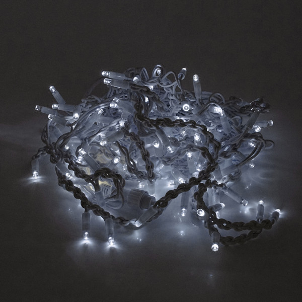 Гірлянда 120LED Дощ (White), 1 режим, 3 * 0.5 метра, біла ізоляція, BOX
