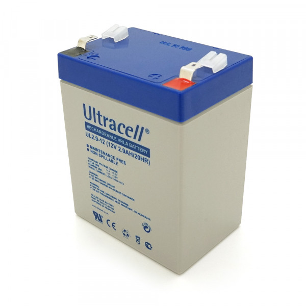 Акумуляторна батарея Ultracell UL2.9-12 AGM 12V 2,9Ah  (79 x 56 x 105) White Q10
