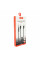 Перехідник KIN KY-233 Jack 3.5mm(M)=>Type-C(M) +Lighting(M), 110см, Black, Box