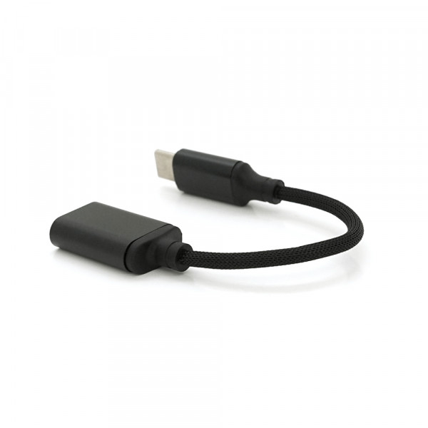Перехідник KIN KY-242 USB2.0(AF) OTG - Type-C(M), 0.15m, Black, Box