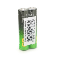 Батарейка GP Ultra Plus 24AUP-2S2, лужна AAA, 2 шт у вакуумній упаковці, ціна за упаковку