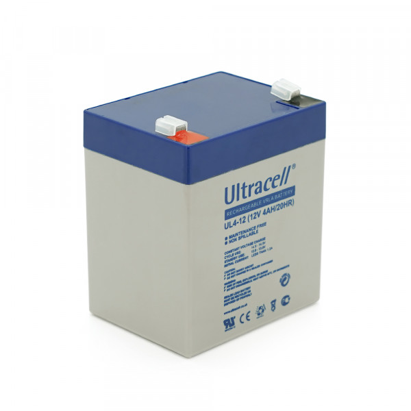 Акумуляторна батарея Ultracell UL4-12 AGM 12V 4 Ah  (90 x 70 x 101) White Q10/420