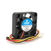Кулер корпусний Merlion 4010, 40x40x10mm, 12V/0.09A, RPM 1500±15%, 3-pin, Black, OEM
